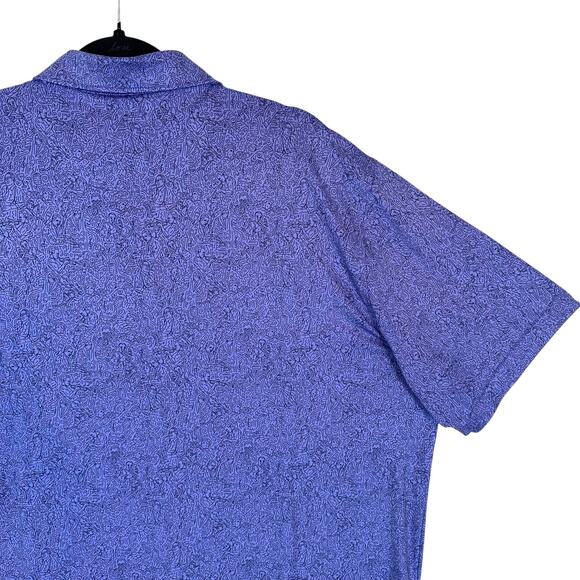 Peter Millar XL Mens Polo Shirt Jazz Greats Print Summer Comfort Dizzy Miles - Picture 8 of 12